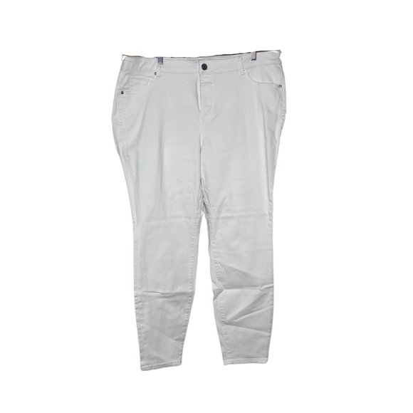 Eloquii White Skinny Jeans - Picture 1 of 4